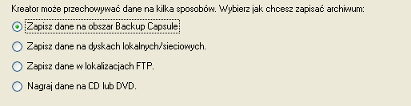 20 5. Na następnej stronie zaznacz odpowiednią opcję obok nazwy dysku twardego lub partycji w zależności od wybranego zadania.