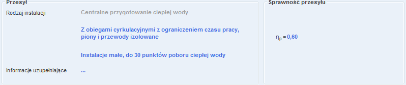 Praca z modułem Audyt 1 Paliwo- olej opałowy 2 Paliwo- gaz ziemny 3 Paliwo- gaz płynny 4 Paliwo- węgiel kamienny 5 Paliwo- węgiel brunatny 6 Paliwo- biomasa 7 Ciepło z kogeneracji- węgiel kamienny 8