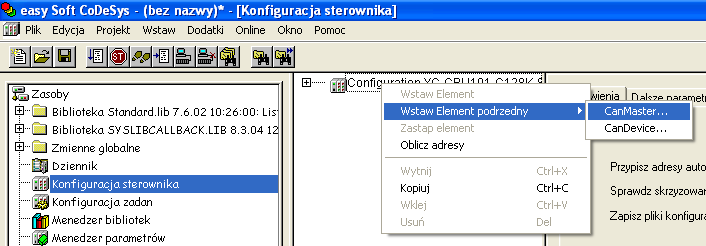 ST. Jeżeli aplikacja została już stworzona (np. w innym języku) można dodać drugi program w języku ST zgodnie z przykładowym. Należy jedynie pamiętać o jego uruchomieniu z programu głównego.