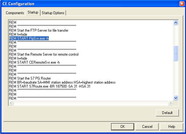 Start -> Programs -> Communication -> FTP Server. Od tego momentu program jest aktywny i komunikacja może zostać nawiązana. Przyciskiem Hide można wygasić program będzie on aktywny w tle.