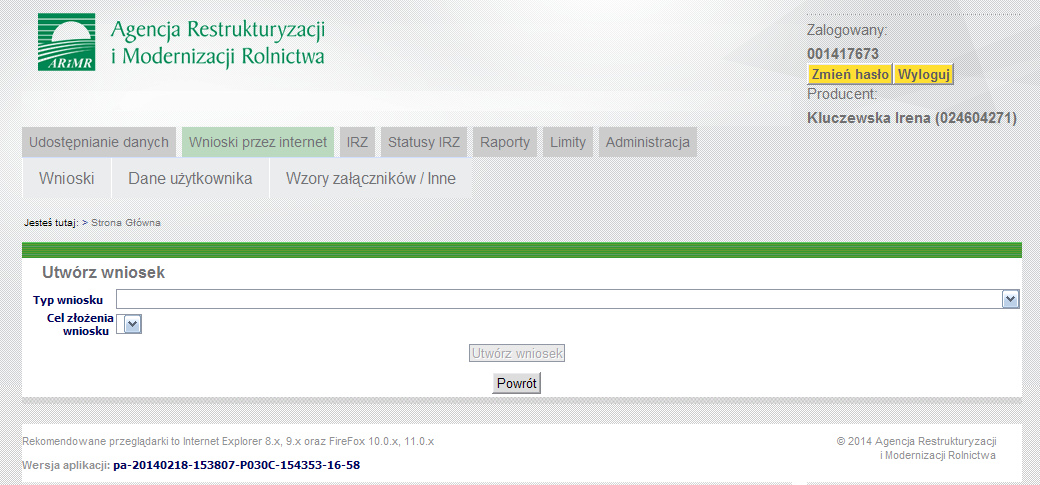 W przypadku trzykrotnego podania podczas logowania błędnego kodu dostępu (hasła) dostęp do systemu teleinformatycznego zostanie zablokowany.