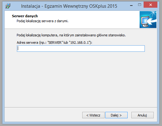 Instalacja programu (wersja sieciowa) Wersja sieciowa umożliwia instalację pełnej wersji oprogramownaia na jednym stanowisku (głównym) oraz przechowywanie danych i