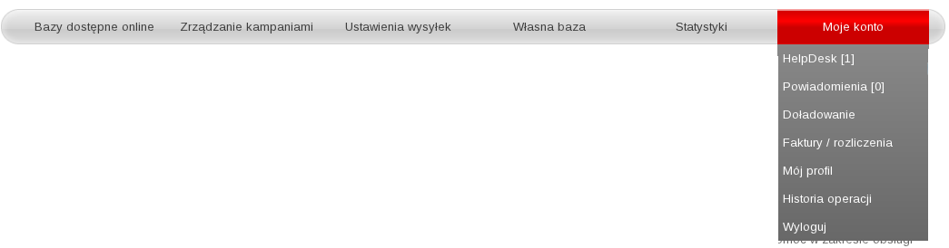 Opcja Fax dostępna tylko dla kont abonamentowych. 3.5.6.