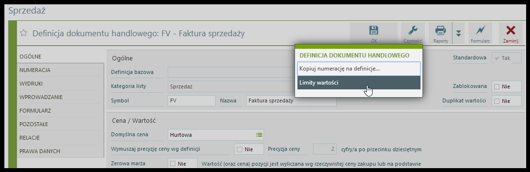 Parametr definicji dokumentu Edycja daty dostawy Ma to zastosowanie np. w sytuacji, gdy wystawiamy fakturę sprzedaży, wysyłamy towar, ale nie wiemy dokładnie, którego dnia zostanie dostarczony.