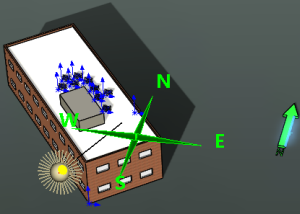 Podstawy SolidWorks Aby dodać światło słoneczne, kliknąć Widok > Światła i kamery > Dodaj światło słoneczne.