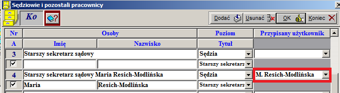 30. Poprawka pola Data zwrotu akt z II instancji w Karcie czynności wykonawczych w kontekście Sekretariatu. 31. Do Kontrolek akt wysłanych i wysłanych orzeczeń dodano kolumnę Lp.