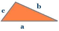 Pole można wyliczyć ze wzoru: Obwód liczymy dodając długości jego boków. Trójkąt Suma miar kątów wynosi 180º.