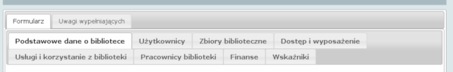 Analiza Funkcjonowania Bibliotek Publicznych (AFBP) Formularz danych statystycznych dla bibliotek publicznych (dane za 2014 r.