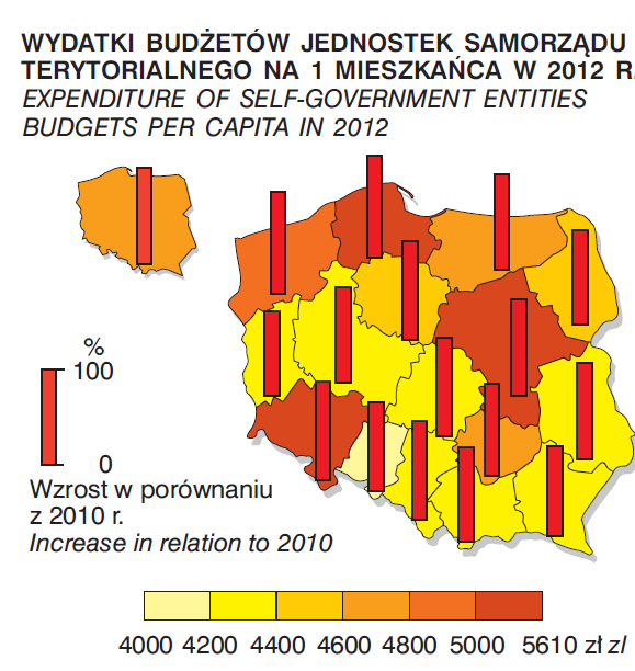 osiągnęły powiaty koniński, kępiński i pleszewski, szamotulski i nowotomyski, co może świadczyć o wysokim poziomie zaufania mieszkańców do władz lokalnych (Rycina 20).