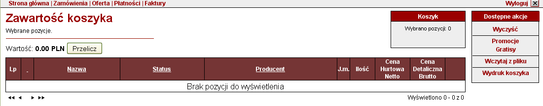 Proces realizacji zamówienia stworzonego w programie aptecznym i wysłanego internetem przez eaptekę 1. W polu Uwagi należy wpisać informację na kiedy zamówienie ma być dostarczone do apteki, np. 12.