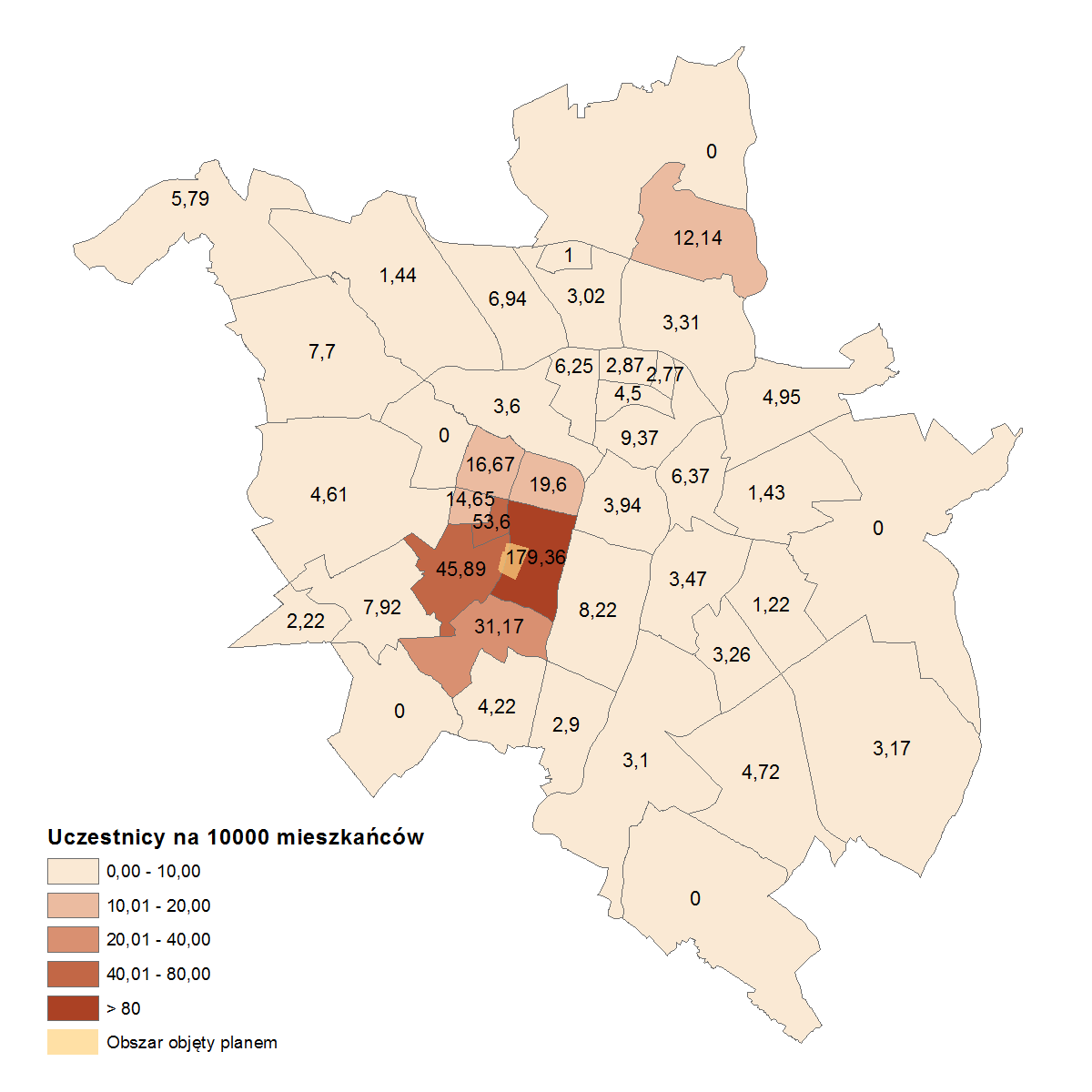 Liczba uczestników badania geoankietowego