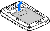 Ustawianie urządzenia Swoje urządzenie Nokia E63 ustaw zgodnie z tymi instrukcjami. Wkładanie karty SIM i baterii 1.