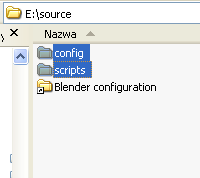 752 Szczegóły obsługi programów W operowaniu konfiguracją Blendera nie ma żadnej ukrytej magii. Wystarczy zmieniać odpowiednie pliki.