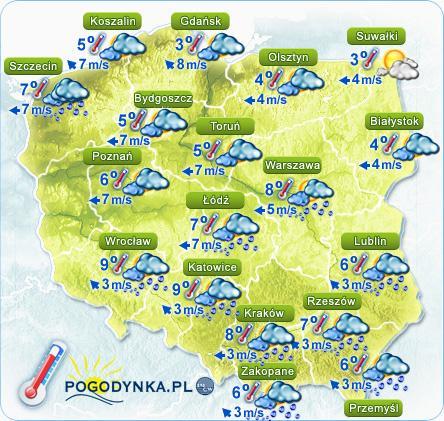 INFORMACJE HYDROLOGICZNO - METEOROLOGICZNE Stan wody na głównych rzekach Polski Pokrywa śnieżna Prognoza pogody Ostrzeżenie INFORMACJA O NIEBEZPIECZNYM ZJAWISKU Nr I:10 Zjawisko: wezbranie z