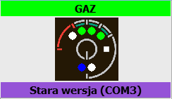 4.5 Wirtualny przycisk umożliwia przełączanie paliw analogicznie jak prawdziwym panelem sterowania.