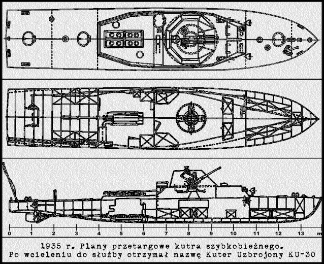 Na tym małym okręciku skupiłem całą swoją uwagę. KU-30 był jednostką prototypową, która w przypadku pozytywnych osiągów potwierdzonych na wodzie miała być pierwszą z planowanej większej serii.