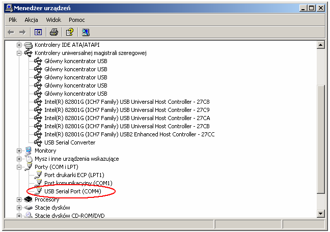 6. Rys. 6 Przewód typu A-B do połączenia modułu MOBOT-USB-UART z komputerem Rys. 7 Moduł MOBOT-USB-UART Rys. 8 Prawidłowe podłączenie modułu MOBOT-USB-UART do złącza UART(Z3) na płycie MAOR-12v2.