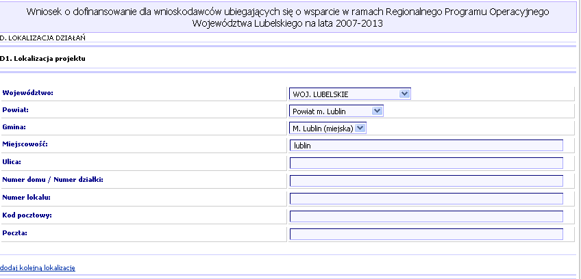 Nabór i Ocena Projektów I i II