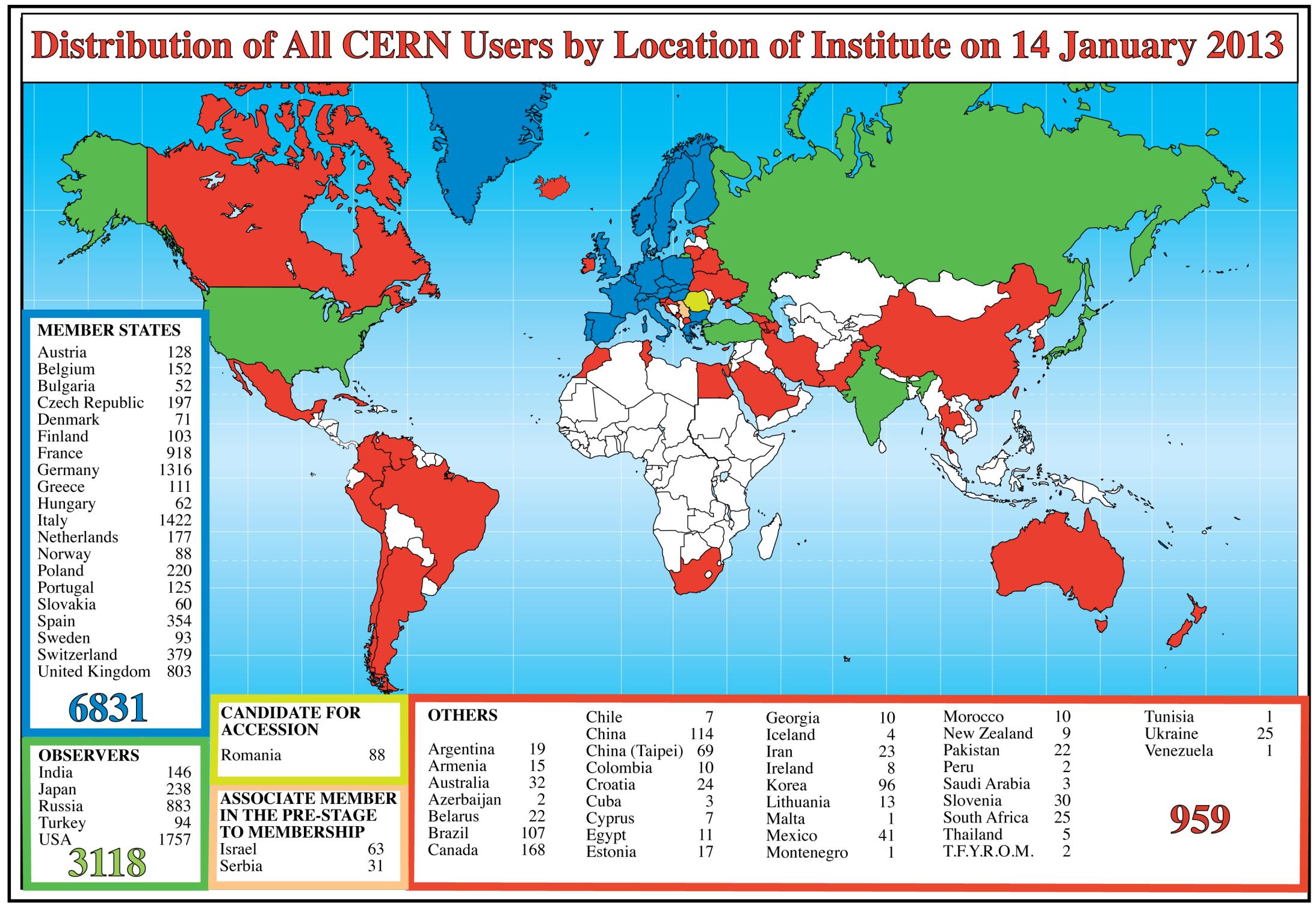 CERN: Organizacja międzynarodowa 20 krajów