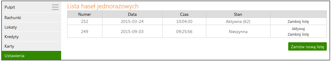 wyciągów w formie papierowej i zgodzie na przesyłanie wyciągów w formie elektronicznej na podany adres e-mail.