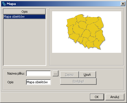 30 STAM-2 SATEL Tablica stanów Obszar, w którym definiuje się wygląd okna Tablica stanów.