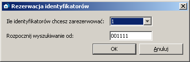 SATEL STAM-2 49 Usuń kasuje wybrany identyfikator. Usunięcie identyfikatora oznacza równoczesne skasowanie wszystkich ustawień wprowadzonych dla niego we wszystkich aktywnych dla niego zakładkach.
