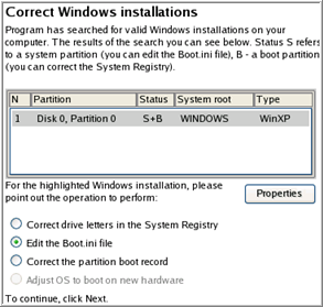 Domyślnie po upłynięciu 10 sekund zainicjowany zostanie Normal Mode. 3. W menu uruchomienia Linux wybierz Boot Corrector. Znajdziesz go również w PTS DOS. 4.