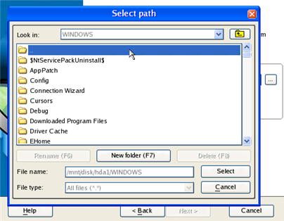 Wybierz element Save data to any local drive or a network share. 9.