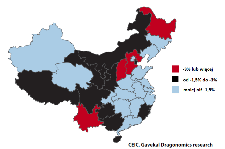 CHINY DEPARTAMENT ZARZĄDZANIA RYZYKIEM RYNKOWYM I KREDYTOWYM Jeszcze pod koniec ubiegłego roku tempo wzrostu gospodarczego w Chinach dawało nadzieję, że pomimo wprowadzanych reform strukturalnych,