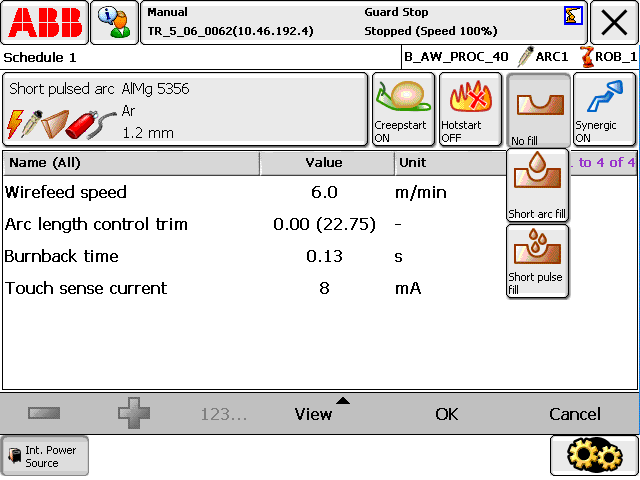 Pozycjonery i tory jedne FlexPendant COMPACT IRC5 IRC5P Kontrolery IRC5 SoftMove Collision det.