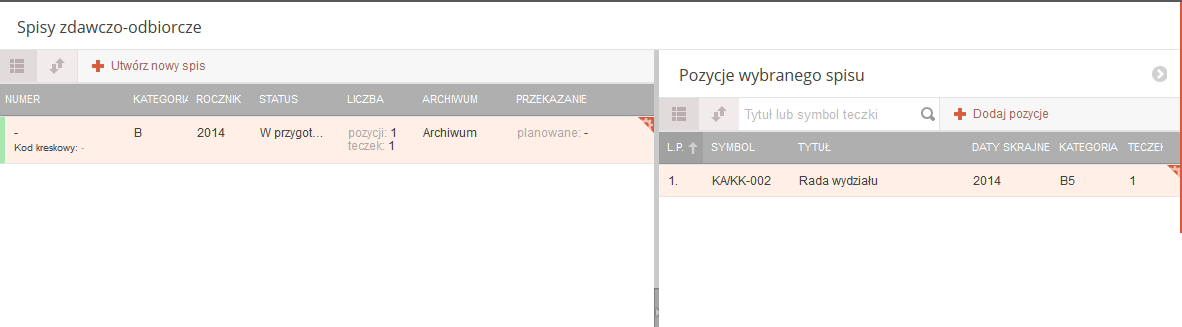 11.3.3 Zamykanie teczek Funkcjonalność dostępna pod guzikiem w menu akcji dla wybranej teczki lub z poziomu szczegółów teczki pod guzikiem.