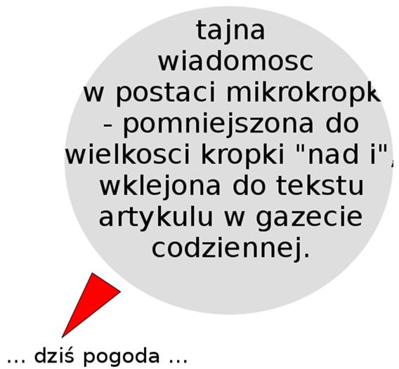 Rysunek 3: Przykład zastosowania technik mikrokropek 1.