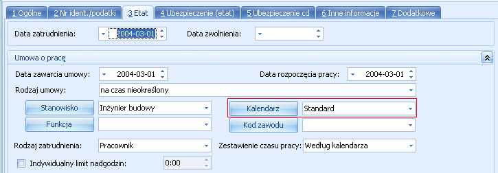 Ad. 6. W sytuacjach, gdy wewnętrzne przepisy pracodawcy przewidują wyższą kwotę dopłat do nadgodzin mamy możliwość ustawienia własnych procentów dopłat (np. 60% i 120%).