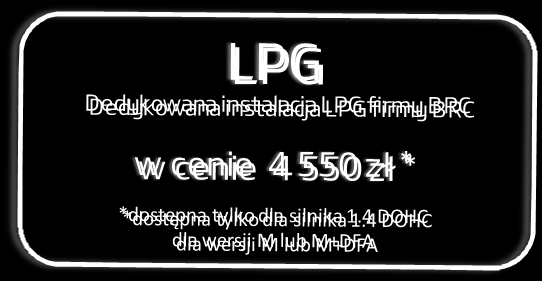 4 DOHC benzynowy 100 KM 6MT 58 540 zł 60 540 zł 68 540 zł 1.6 GDI benzynowy 135 KM 6MT 63 540 zł 65 540 zł 73 540 zł 85 040 zł 1.4 CRDi wysokoprężny 90 KM 6MT 66 540 zł 68 540 zł 76 540 zł 1.