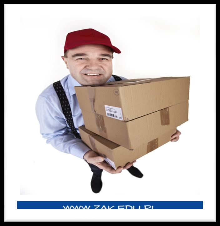 EKSPEDYTOR Zajmuje się wysyłką towarów lub rzeczy, wykonuje wszelkie czynności, które są związane z zapewnieniem prawidłowego zrealizowania zamówień złożonych przedsiębiorstwu, zaczynając od