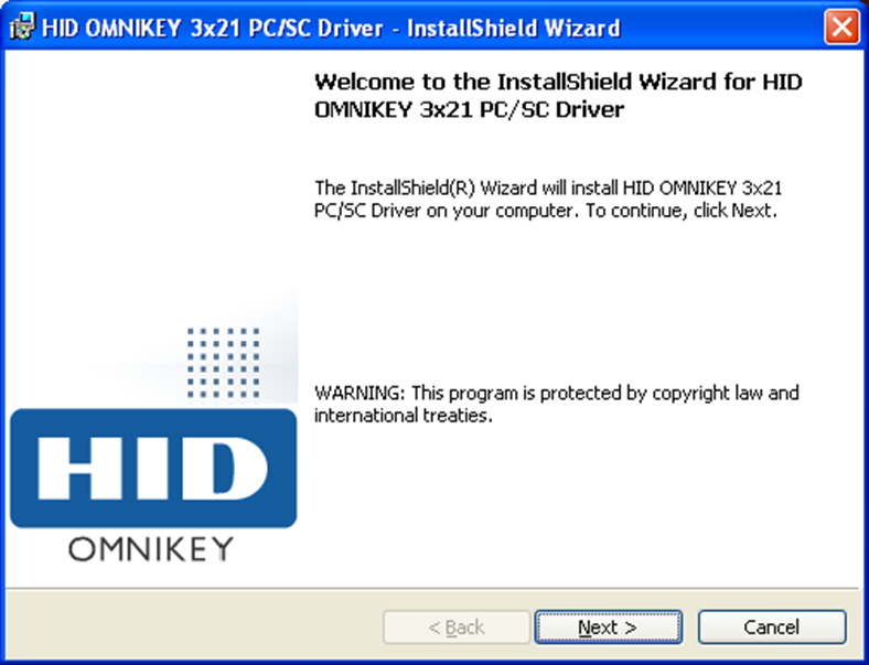 Aby zainstalować sterowniki do czytnika kart należy: 1. Wypakować plik instalatora HID_OMNIKEY3x21_x86_R1_2_6_5.exe z archiwum.