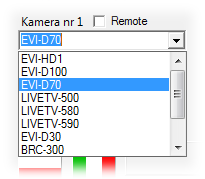 Pierwszym etapem, w celu prawidłowego skonfigurowania oprogramowania LIVE TV STUDIO PRO pod system Daisy Chain, jest ustawienie rodzaju obsługiwanych przez nas kamer.