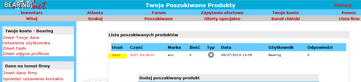 Wszystkie produkty jakie umieszczasz na tej stronie mogą być usunięte kiedy tylko chcesz.