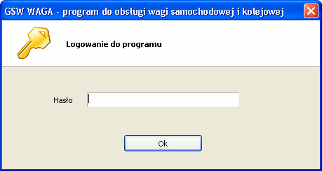 3. Uruchamianie programu Uruchamianie programu następuje po wybraniu ikony cięŝarówki z menu Start: START Programy GS Software GSW GSW.