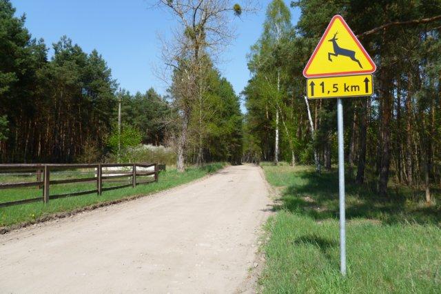 Czas opuścić Piłę Młyn. Udajemy się do wioski Buśnia skręcając w prawo.