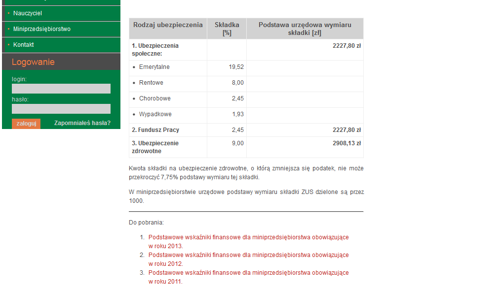 Serwis dotyczący działalności gospodarczej cz. 2.