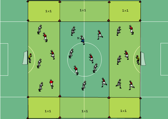 Gra zadaniowa 10x10+1N+2BR strefowa na