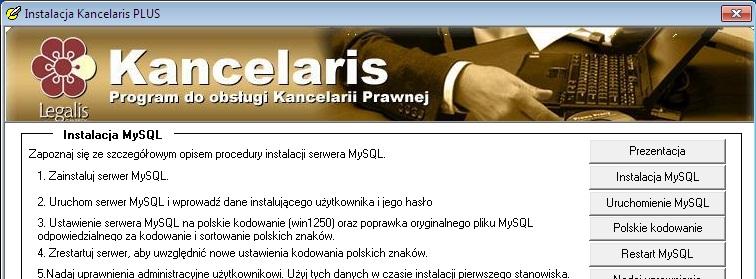 Instalacja serwera MySQL (10) Aby na serwerze poprawka była wprowadzona