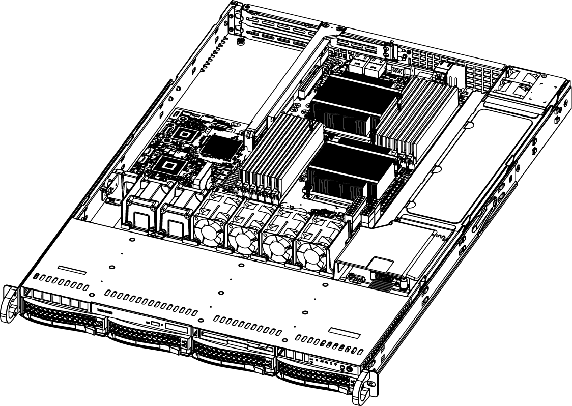 DIVAR IP 6000 1U Konfiguracja i obsługa obudowy pl 21 Aby wymienić wentylator systemowy, należy: 1.