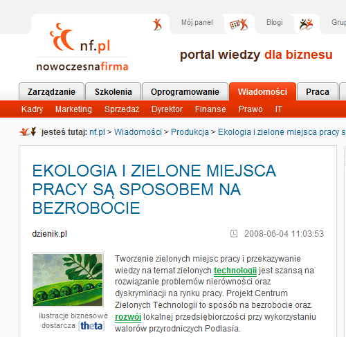 ZIELONE MIEJSCA PRACY