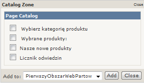 WebPartManager umożliwia zmianę trybu wyświetlania strony zawierającej kontrolki WebPart. Możliwe tryby to: Browse w tym trybie możliwe jest tylko przeglądanie kontrolek.