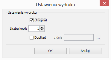 18 Rozdział 2 Wystawianie faktur jednakże w większości przypadków domyślne dane z konfiguracji są właściwe i nie wymagają zmiany.