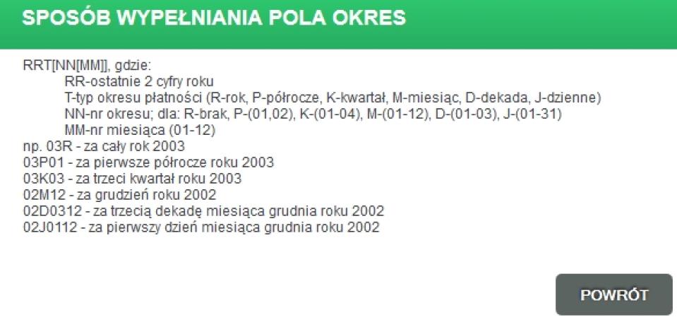 Symbol formularza oznaczenie powinno odpowiadać numerowi rachunku bankowego.