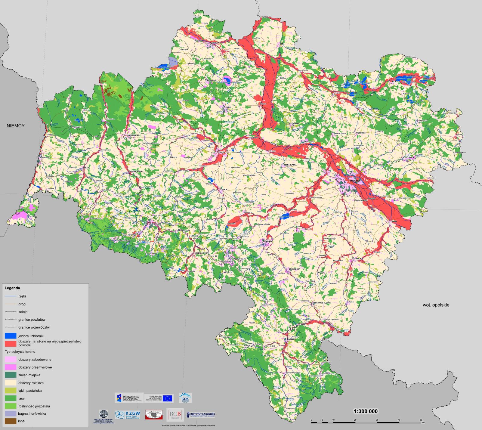 Wstępna ocena ryzyka powodziowego MAPA ZNACZĄCYCH POWODZI HISTORYCZNYCH W