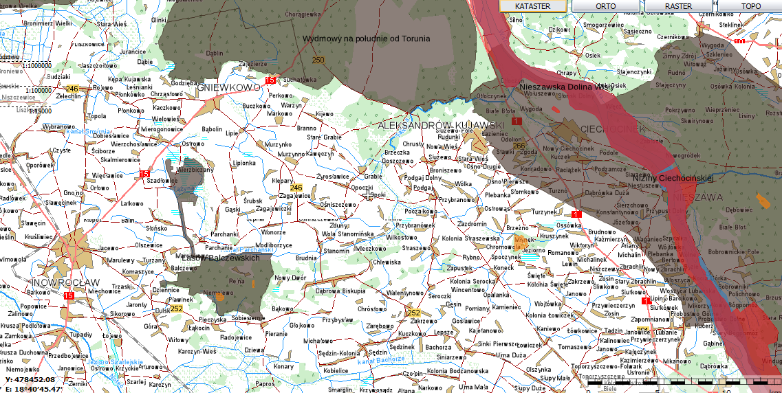 6. Obszary Natura 2000 i inne obszary chronione znajdujące się w okolicy planowanej elektrowni wiatrowej.